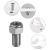 UCHWYT LAMPY-LUPY TUBE INOX - Uchwyt do mocowania lampy-lupy na biurko